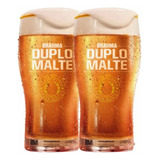 Kit 2 Copos P/ Cerveja Brahma Duplo Malte 425ml Ambev