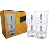Kit 2 Copos P/ Whisky Johnnie Walker Diageo Oficial - 450ml