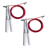 Kit 2 Corda De Pular Speed Rope Rx Com Duplo Rolamento