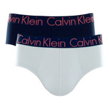 Kit 2 Cuecas Calvin Klein Slip Brief Cotton C11.03 Original