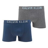Kit 2 Cuecas Calvin Klein Underwear Boxer Trunk Sem Costura 