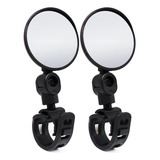 Kit 2 Espelhos Retrovisor Bike Patinete Guidão Giratório 360