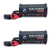 Kit 2 Filtro Anti Ruído Jfa P/ Rca Cd Dvd Eletromagnético