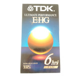 Kit 2 Fitas Video Cassete Vhs Tdk Modelo E-gh T120 