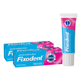 Kit 2 Fixodent Creme Adesivo Para Dentaduras 21g