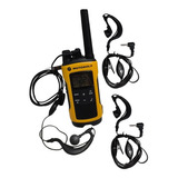 Kit 2 Fones Microfone Rádio Comunicador Talk About Motorola