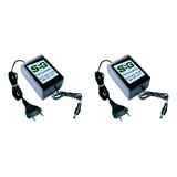 Kit 2 Fonte Alimentação Bivolt 12v 2a Cftv Câmera Alarme Seg