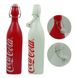 Kit 2 Garrafa Coca-cola De Vidro Tampa Hermética Suco Água