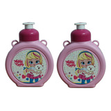 Kit 2 Garrafa Infantil Cantil Squeeze Com Cordinha 430 Ml