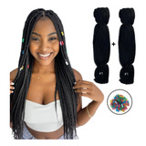 Kit 2 Jumbos Ser Mulher 399g Box Braids + Agulha + Brinde