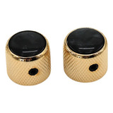 Kit 2 Knob Modelo Knob Pia Preto Dourado Ibanez Steve Vai