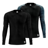 Kit 2 Kt-2021 Camisetas Térmicas Masculina Segunda Pele
