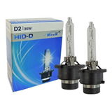 Kit 2 Lâmpadas Luz Branca Rayx Xenon D D2s 5500k 35w 12v