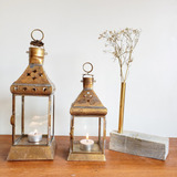 Kit 2 Lanternas Marroquina Decoração Luminária Artesanal