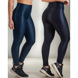 Kit 2 Legging Academia Disfarça Celulite Qualidade Premium
