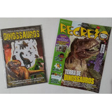 Kit 2 Livros Dinossauros Adesivos E Recreio Esp. Dinossauros