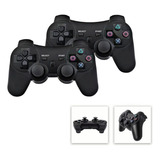 Kit 2 Manete Controle Sem Fio Compatível Playstation 3 Ps3
