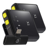 Kit 2 Microfone Lapela Sem Fio Wireless 25mts Profissional