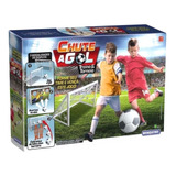 Kit 2 Mini Trave Gol De Futebol Infantil Jogo C/ Bola Treino