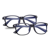 Kit 2 Óculos Anti Luz Azul Filtro De Bloqueio Pc Gamer 
