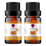 Kit 2 Óleo Essencial De Olíbano Índia 100% Puro 10ml