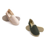 Kit 2 Pares Alpargatas Em Tecido Havaianas Unissex Prática