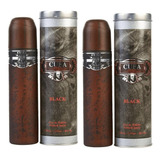 Kit 2 Perfumes Cuba Black Masculino 100 Ml