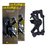 Kit 2 Pinças De Freio Mecânico X-time Traseiro E Dianteiro