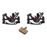 Kit 2 Pinças De Freios A Disco Mecânico Para Bicicleta 1 Par