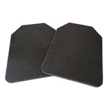Kit 2 Placas De Proteção Colet Plat Carrier Eva 26x33 X 10mm