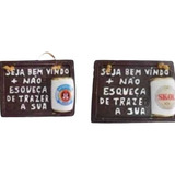 Kit 2 Placas Quadro Cerveja