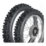 Kit 2 Pneus Dalama 110/90-17 + 80/100-21 Bros Falcon