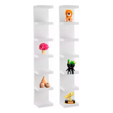 Kit 2 Prateleiras Torre Estantes De Prateleira Para Livros