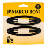 Kit 2 Presilhas Tic Tac De Cabelo Grande Marco Boni