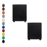 Kit 2 Puff Banqueta Quadrado Cubo Decorativo De Salas