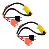 Kit 2 Resistor Canceller H7 50w 6rj P/ Led Cambus Universal