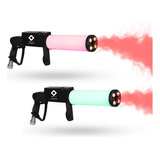 Kit 2 Shot Gun Co2 Bazooka Jet Co2 Led Rgb Dj Efeito Fumaca 