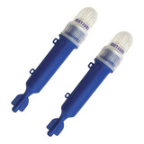 Kit 2 Sinalizadores Pisca Led P Rede Pisca 3 Cores Matsuri 