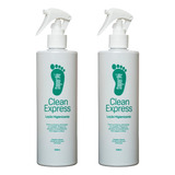 Kit 2 Super Pé Clean Express 500ml Spray Loção Higienizante 