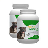 Kit 2 Suplemento Cachorro Muscle Dog Organnact 1kg