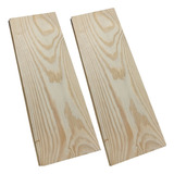 Kit 2 Tábuas Madeira Pinus Prateleiras 60x30cm Bancada Mesa