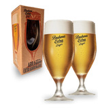 Kit 2 Taças De Vidro P Cerveja E Chopp Brahma Extra Oficial