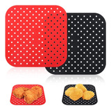 Kit 2 Tapete Forro Protetor Silicone Air Fryer Fritadeira