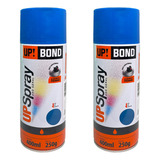 Kit 2 Tinta Spray 400ml Todas As Cores Para Uso Geral Cor Azul