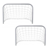 Kit 2 Trave De Gol Mini Futebol 72x53cm Rythmoon