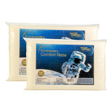 Kit 2 Travesseiros Nasa Antialérgico Anatômico Conforto Premium Tecido Respirável Theovitex