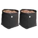 Kit 2 Vasos De Feltro 11 Litros King Pot Cultivo
