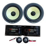 Kit 2 Vias Alto Falante 6 Polegada Nsics670 Nakamichi 150wrm