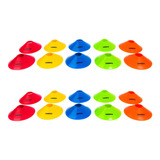 Kit 20 Chapéu Chinês Half Cones Agilidade Treino Funcional Yangfit