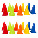 Kit 20 Cones De Agilidade 23cm Treino Funcional E Corrida Yangfit